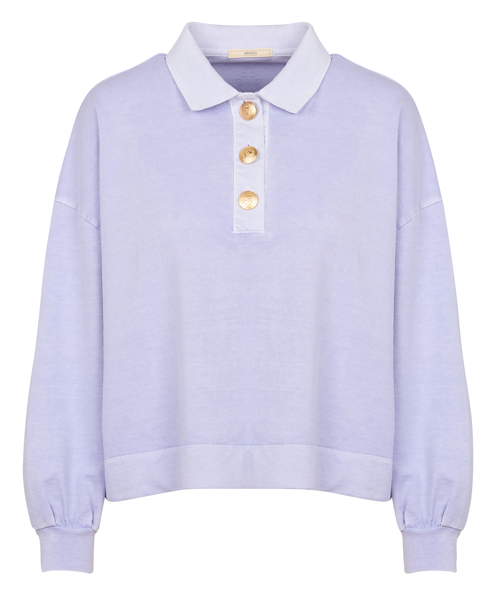 JULIO - Polo ample en coton | Violet