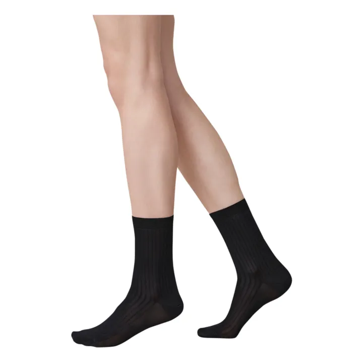 Swedish Stockings Chaussettes Alexa | Noir