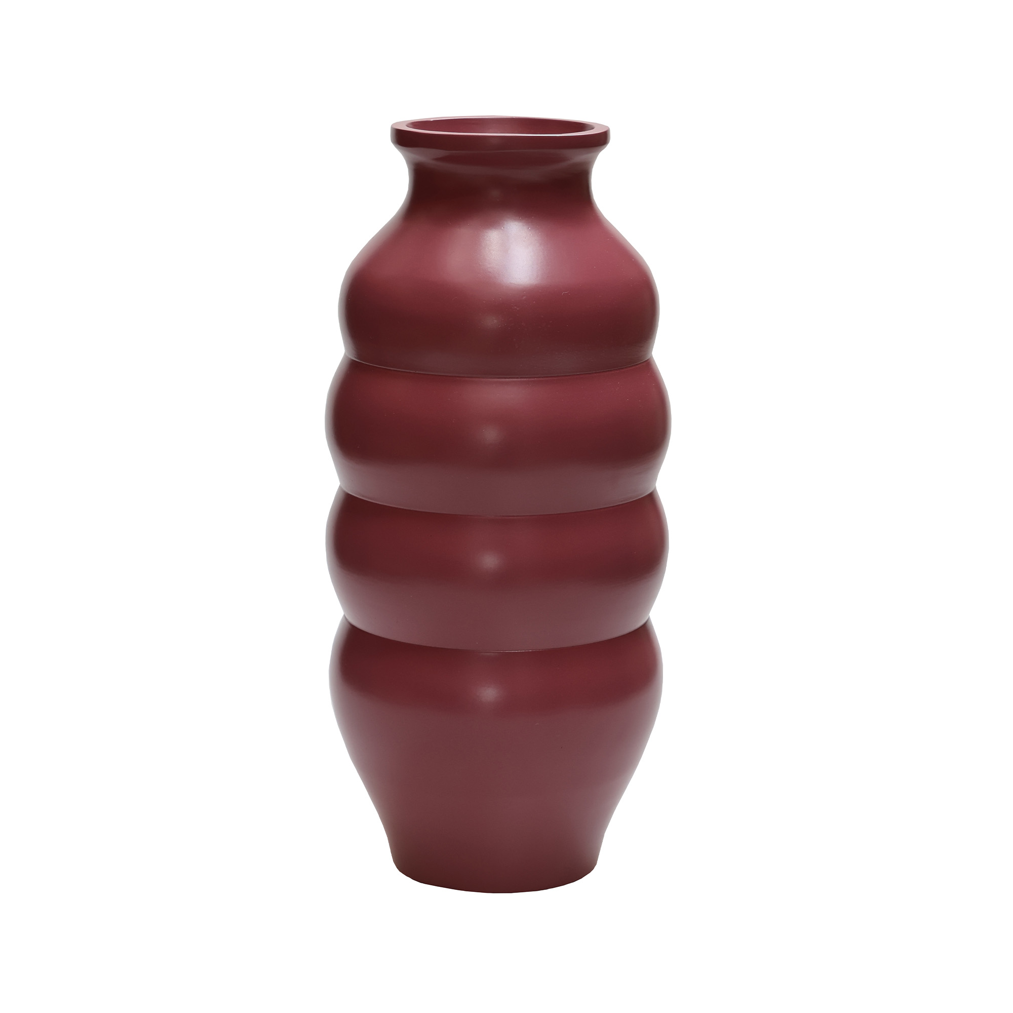 Vaas Carmen mauve Ø12 x H30 cm