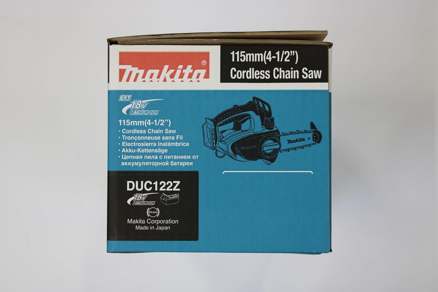 Makita DUC122Z Top Handle Akku-Kettensäge 18 V (ohne Akku, ohne Ladegerät)