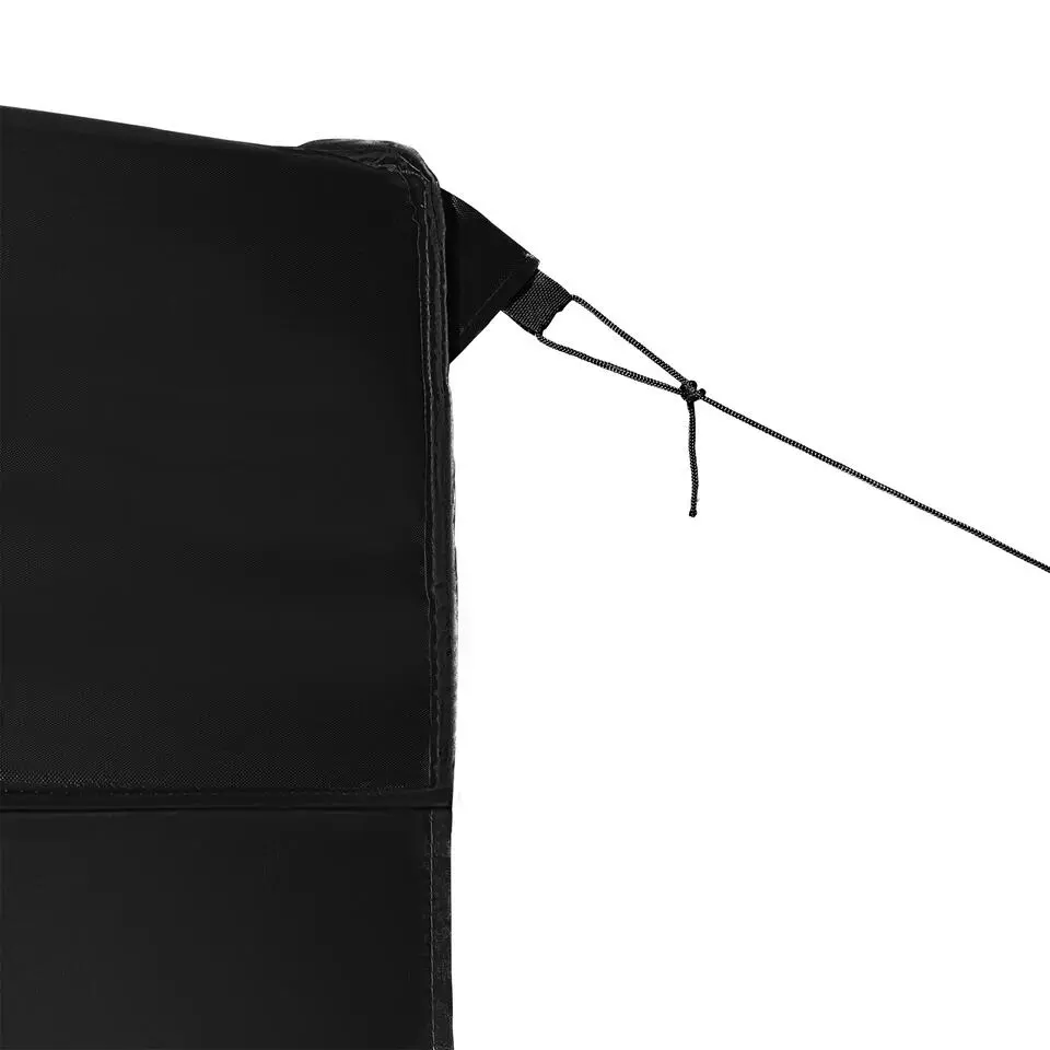 tectake Partytent Viola 3x6 m met 2 zijdelen, Zwart