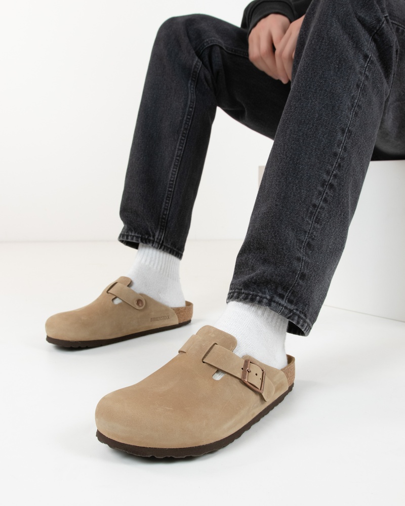 Birkenstock Boston BS Sandalen  - bruin
