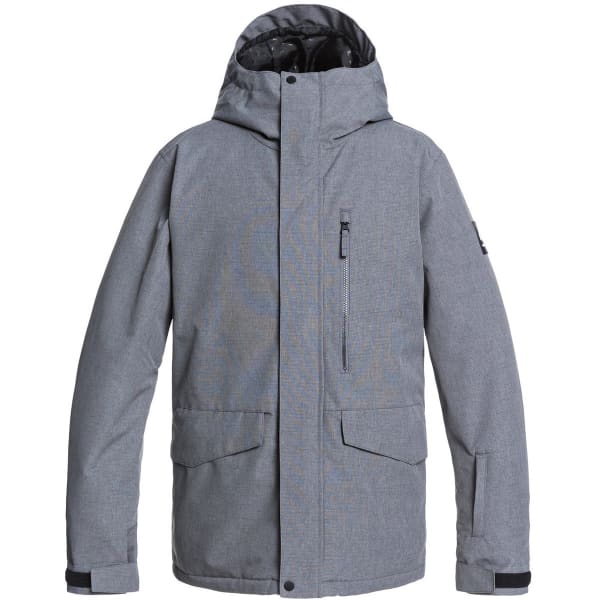 Veste de ski QUIKSILVER MISSION SOLID JK HEATHER GREY