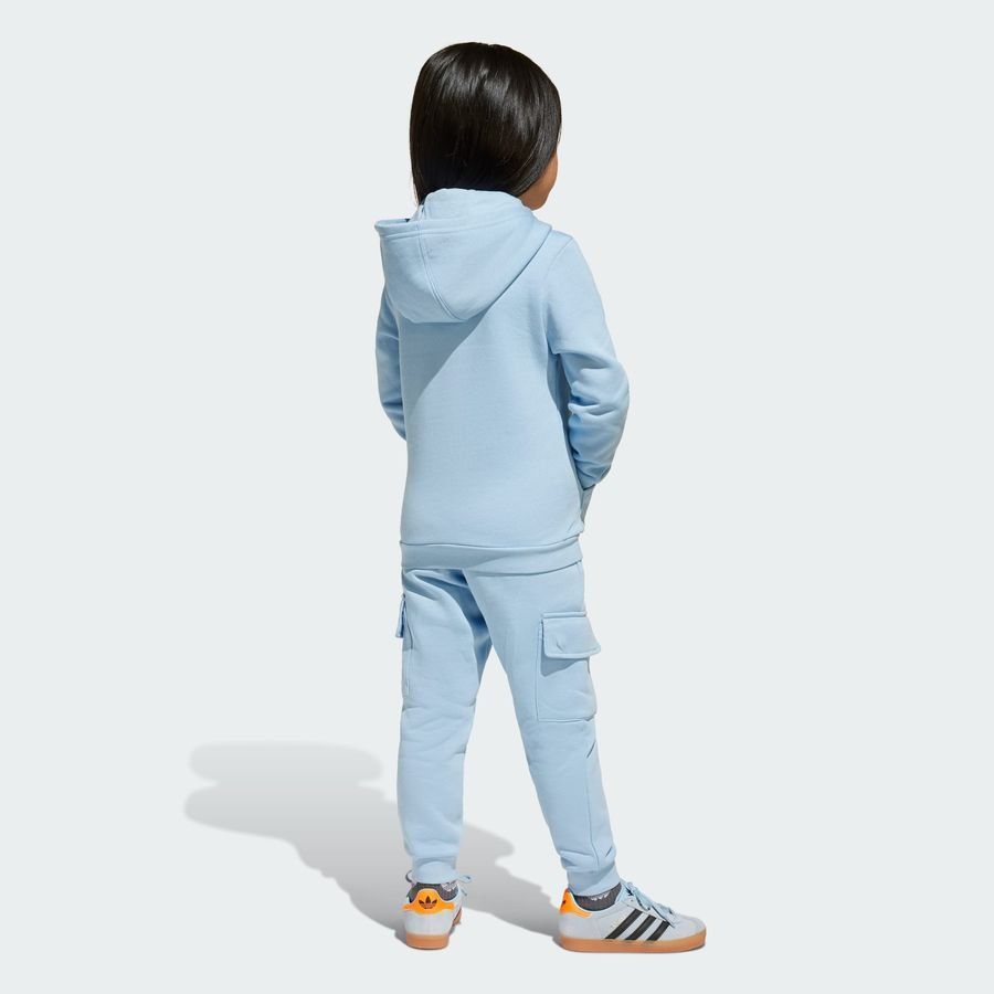 Adidas Original Ensemble à capuche 1/2 zip cargo enfants