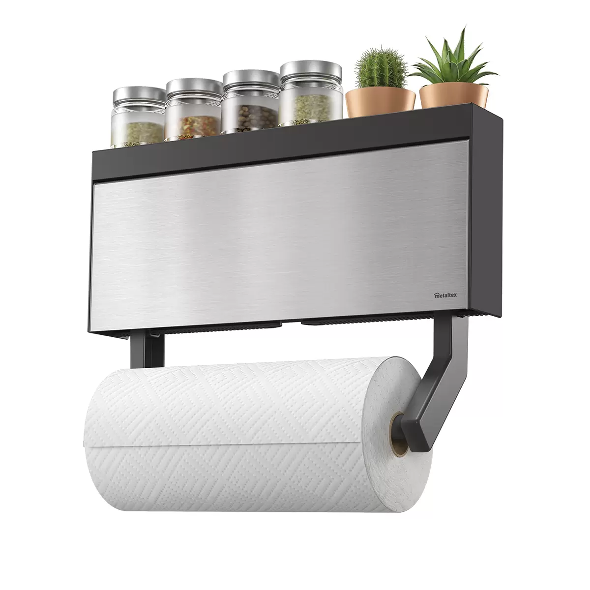 Küchenrollenhalter Tango Silber