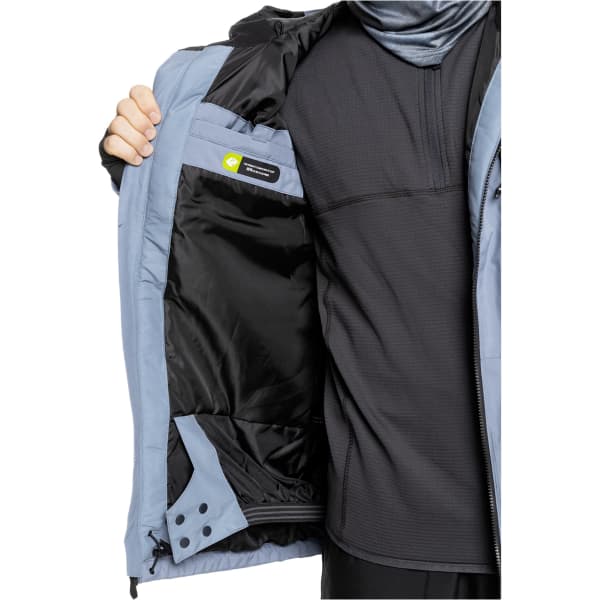 Veste de ski QUIKSILVER MISSION BLOCK JK FLINT STONE