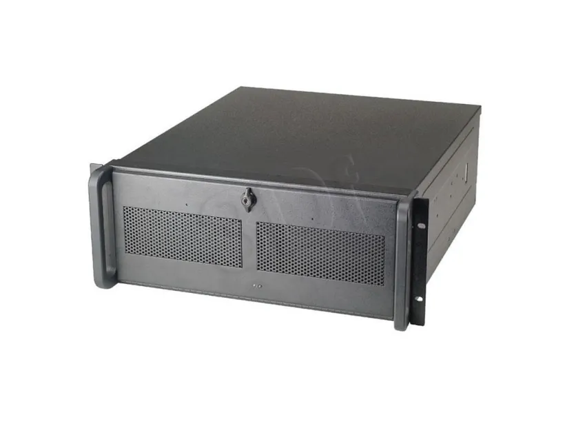 Chieftec UNC-410S-B - Rack-monterbar 4U - ATX - ingen strømforsyning - sort - USB