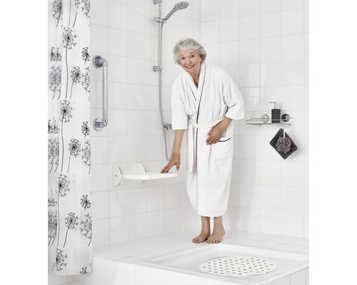 Eco witte opvouwbare douchestoel