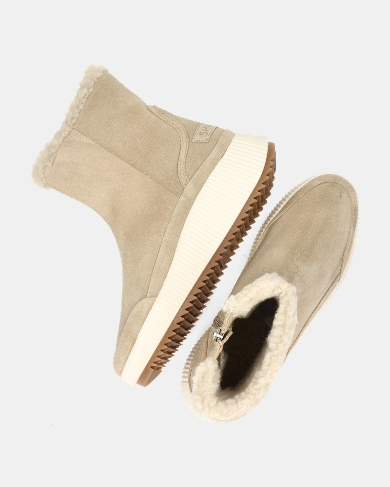 Shabbies Amsterdam Chavi Gevoerde boots  - beige