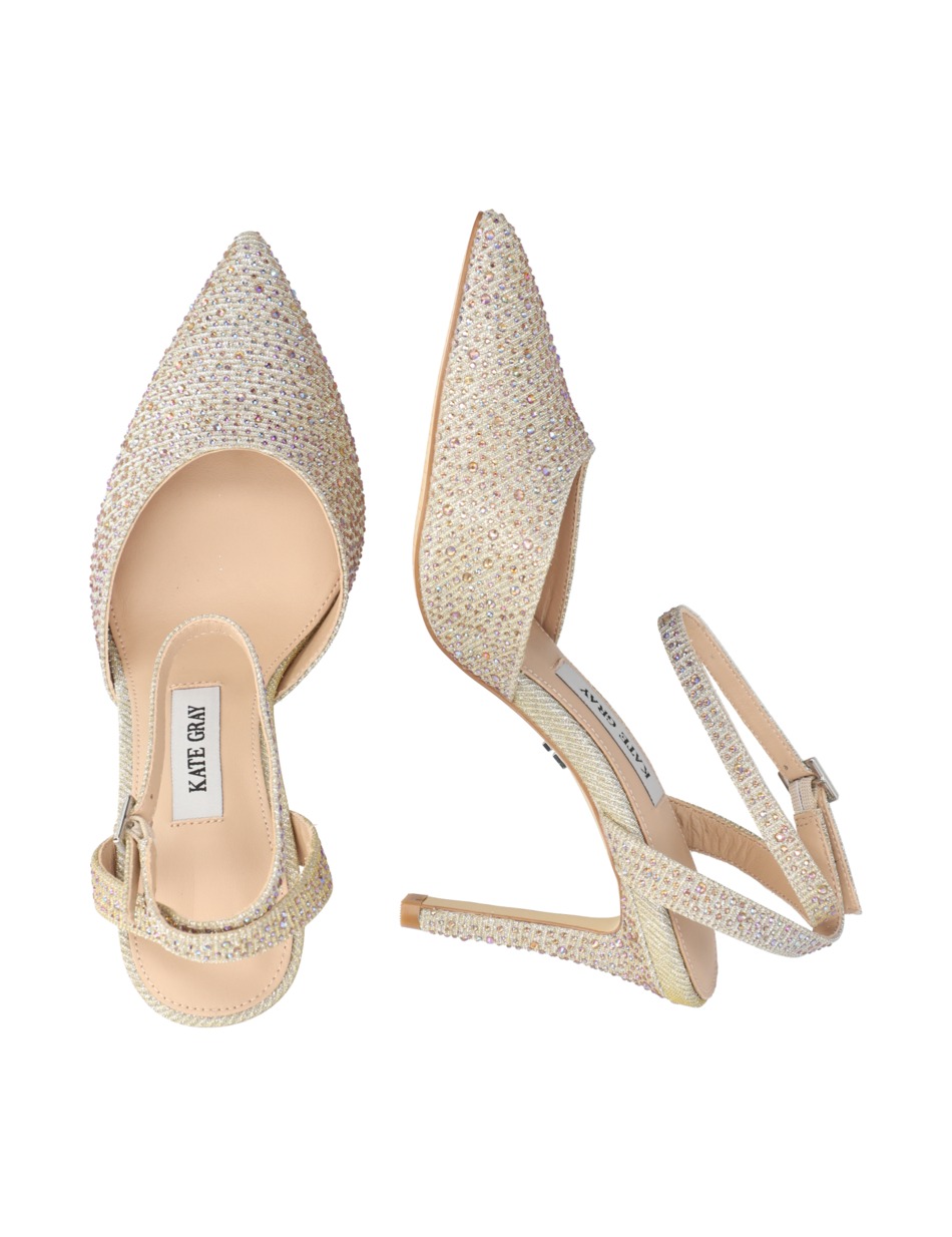 Textil Slingpumps
