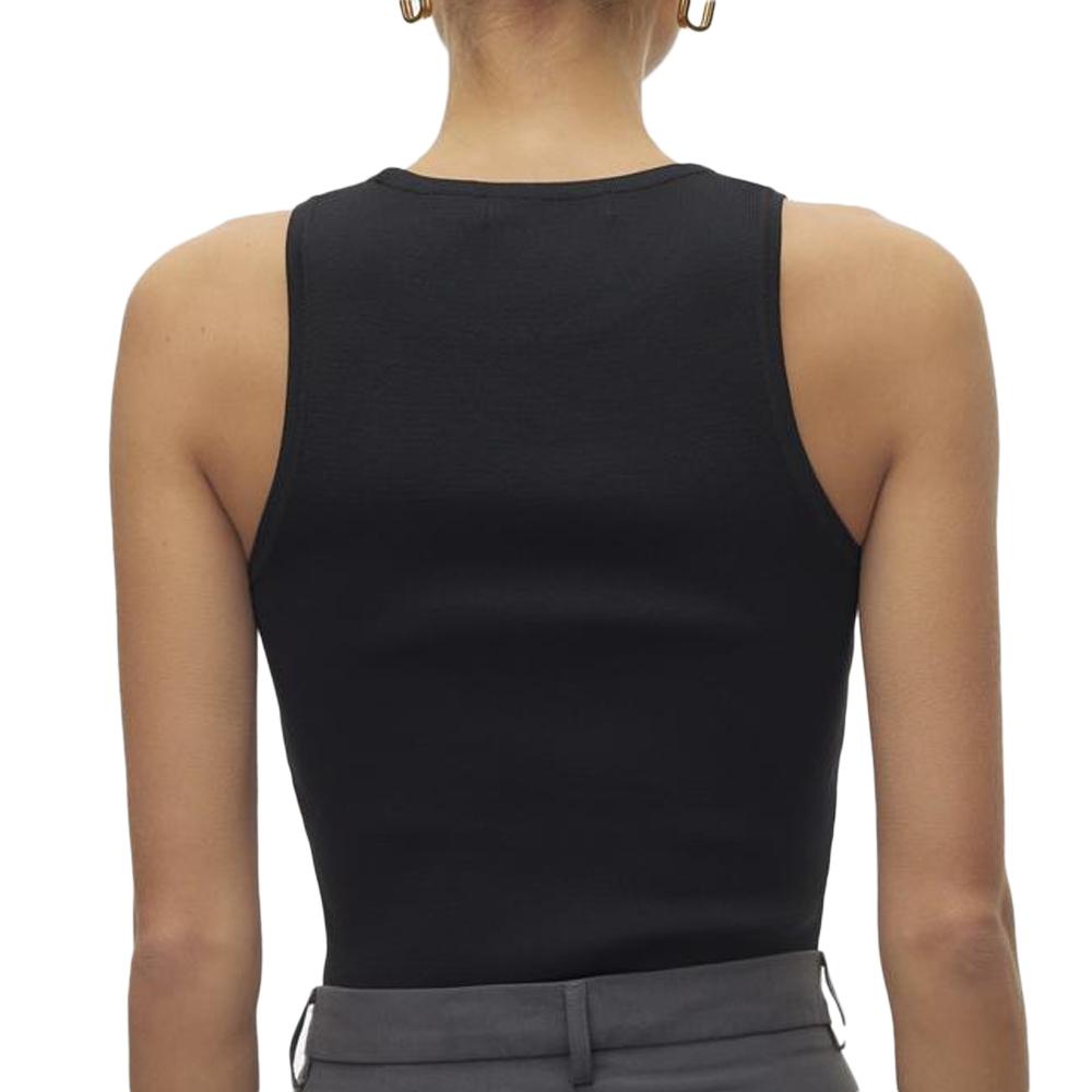 Vero Moda Crop Top Noir Femme Vero Moda Ginny