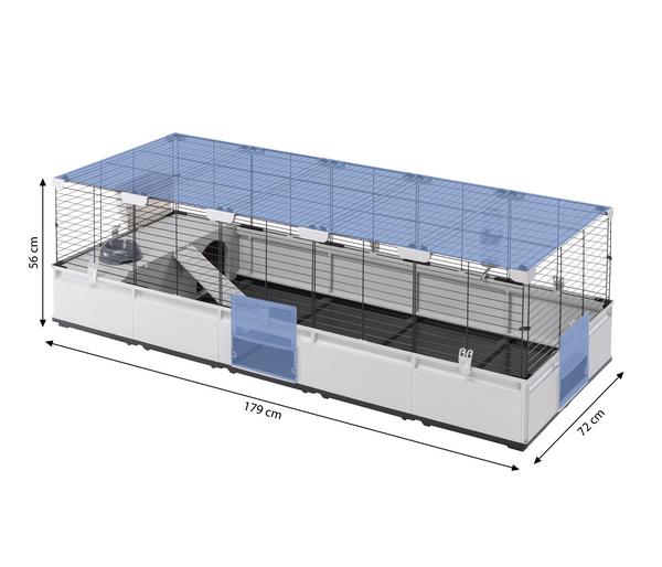 ferplast Nagerheim Modular 4, hellgrau, ca.