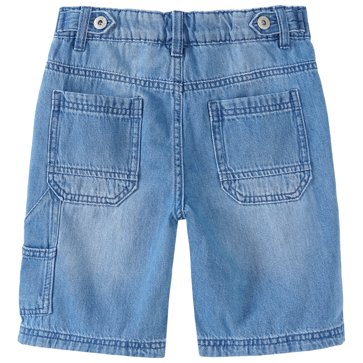 Yigga Jungen Jeansshorts in Used-Waschung hellblau