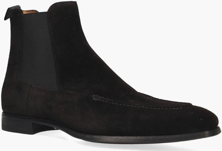Magnanni - 25474 - Chelseaboots - Zwart - Suède - Leer