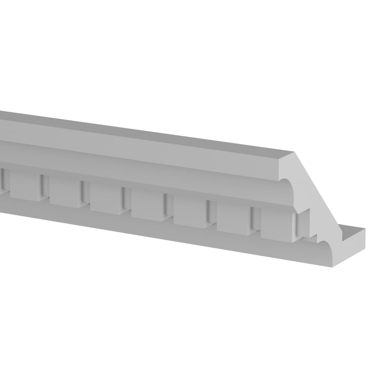 Epoq Heritage herskapelig kronlist 220 cm (Light Grey)