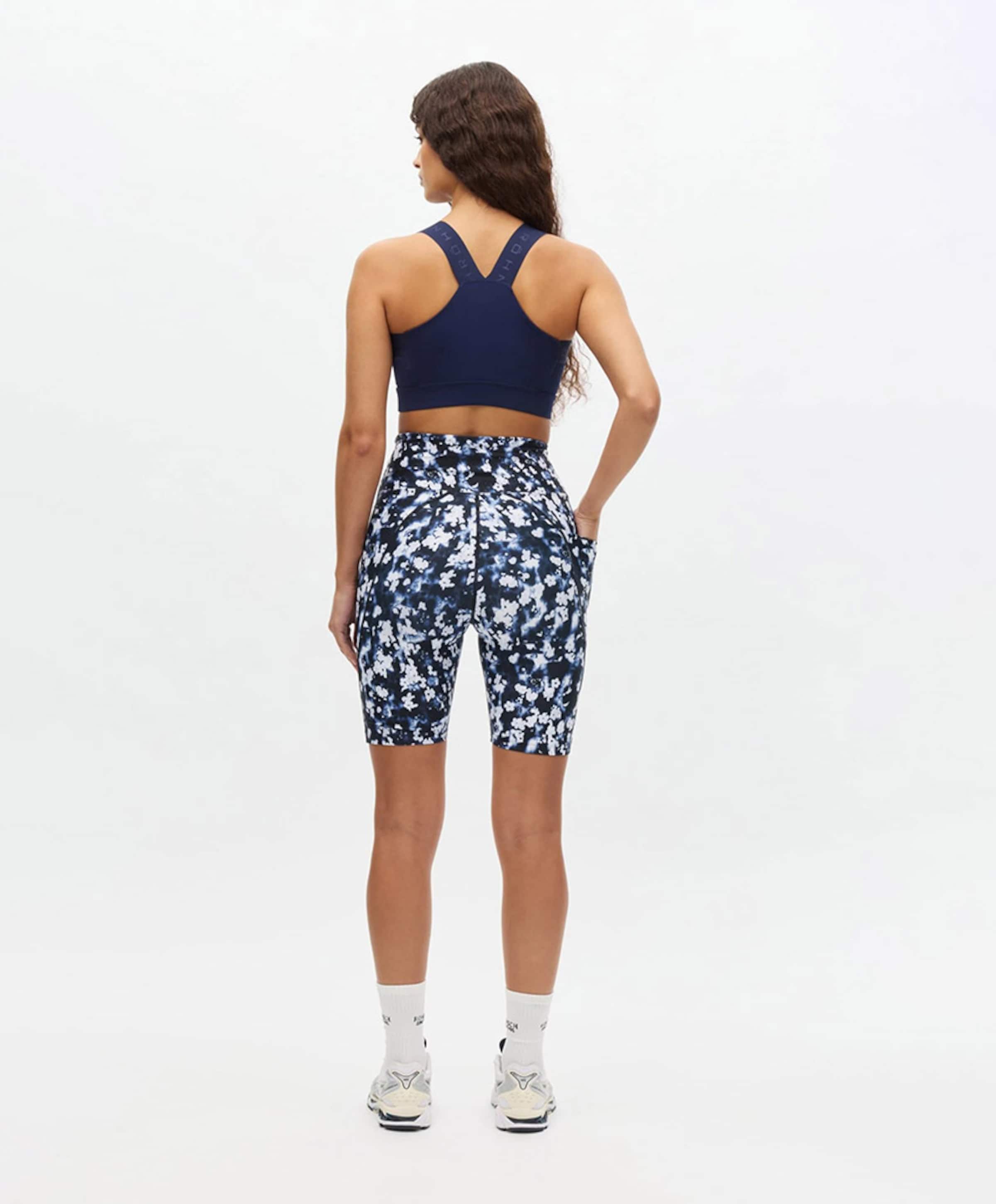 Röhnisch Flattering Printed Bike dames tights shorts blauw
