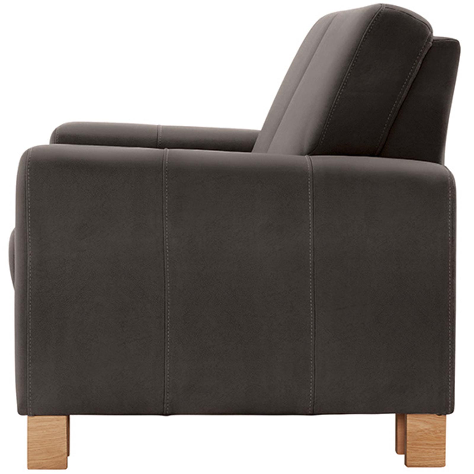 polsterpower 2-Sitzer-Sofa - Saddle anthrazit - Basismodell