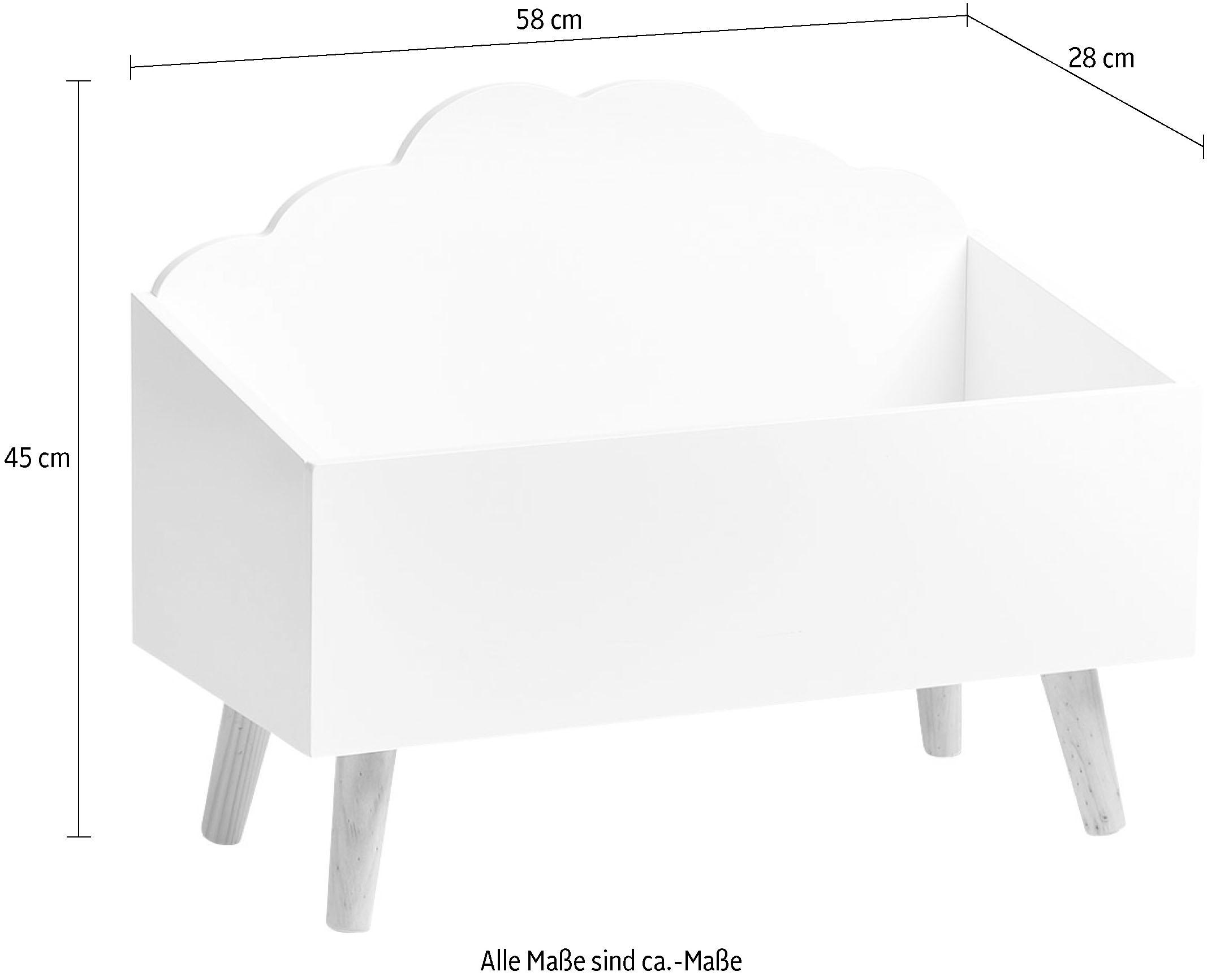 Zeller Present Spielzeugtruhe »Wolke« Kindermöbel in nordischen Design