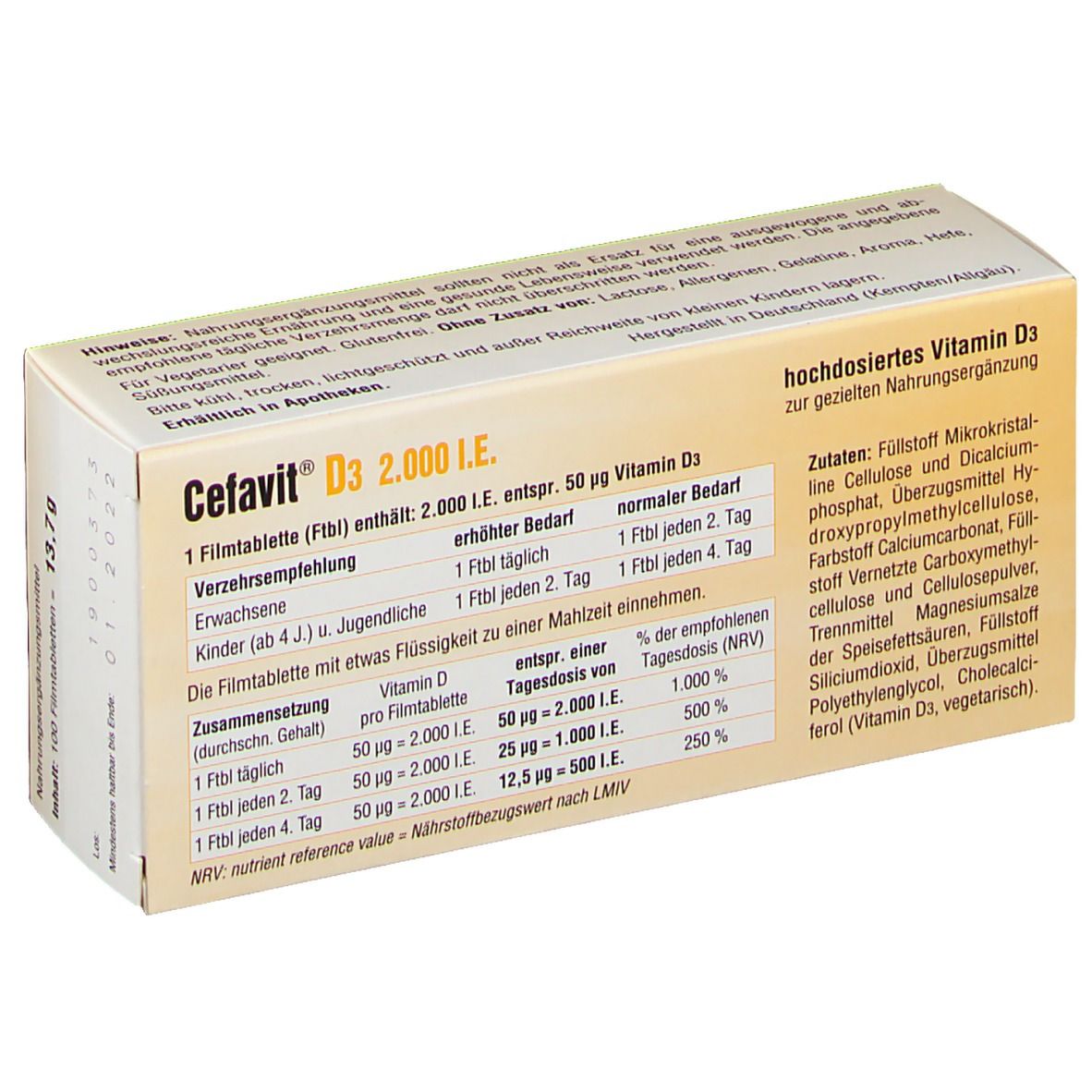 Cefavit® D3 2.000 I.E.