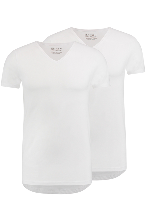 RJ Bodywear witte heren t-shirt