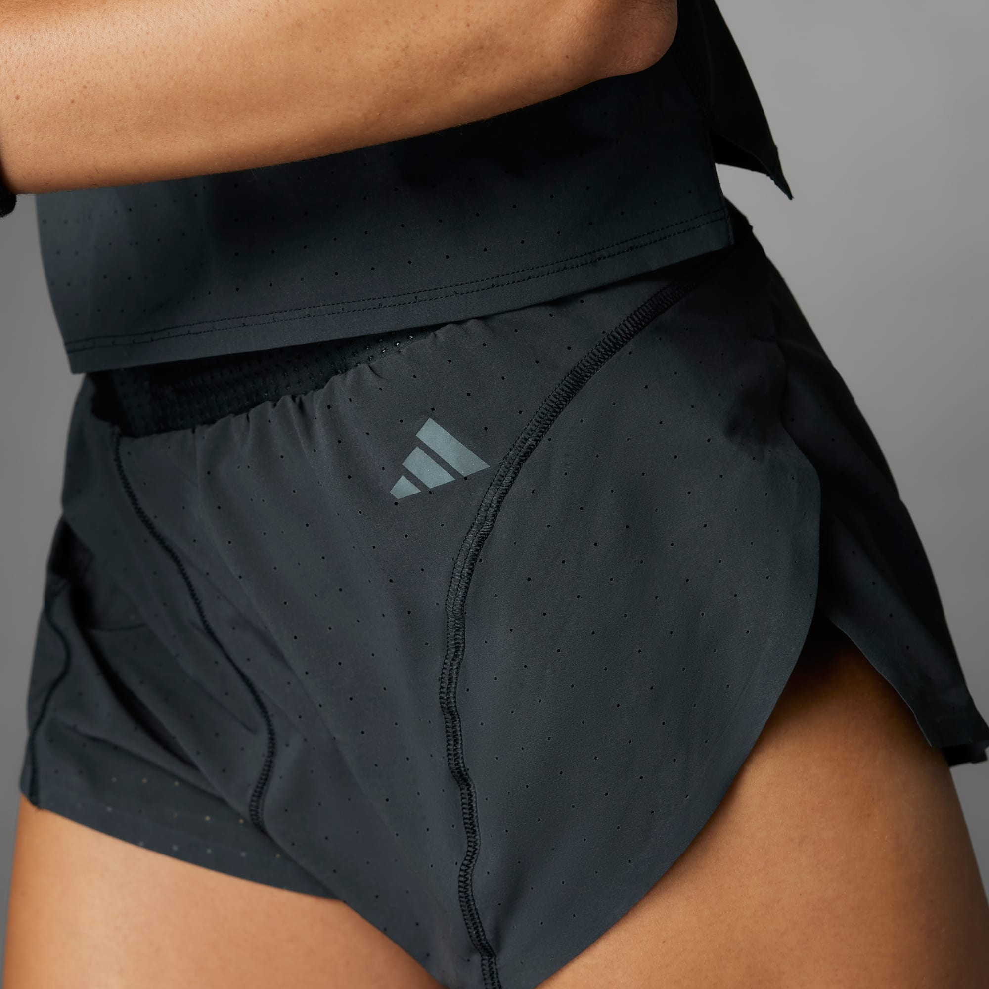 Adizero Split Running Shorts Dame Black