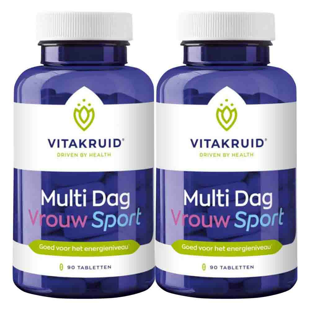 2x Vitakruid Vrouw Sport Multi Dag90 tabletten