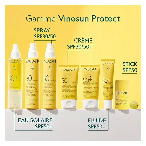 Caudalie Vinosun Protect Stick Invisible Haute Protection SPF50 15g
