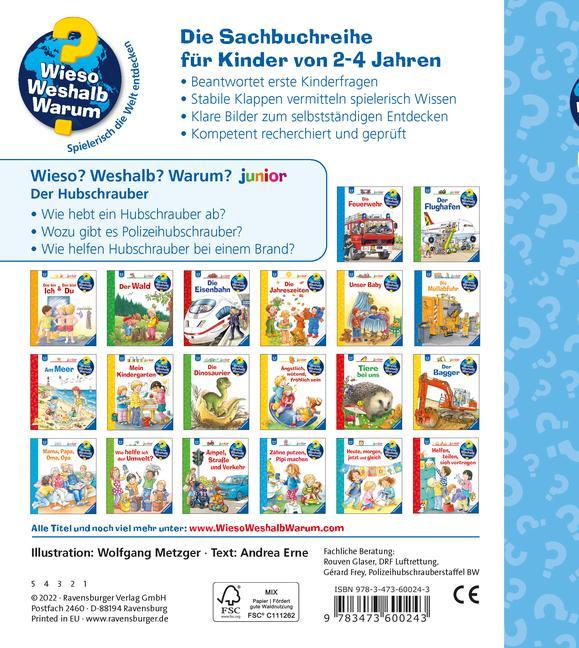 Der Hubschrauber / Wieso? Weshalb? Warum? Junior Bd.26