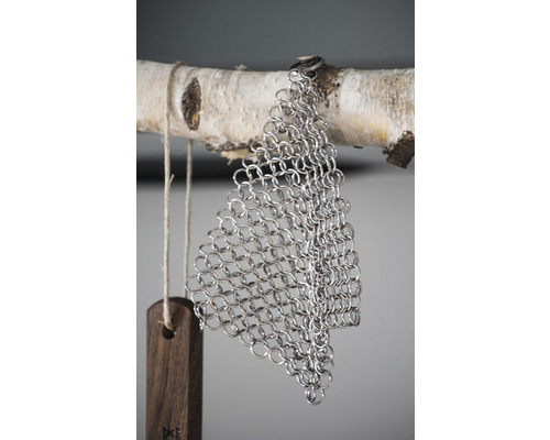 Ringreiniger/grillreiniger, 1 x 16 cm, roestvrij staal