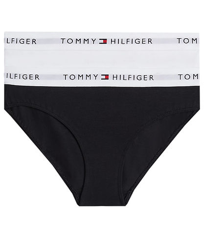 Tommy Hilfiger Slips - 2er-Pack - Schwarz/Weiß