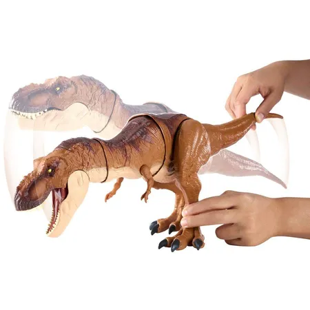 Mattel Jurassic World Trash´n Throw Schleuder Tyrannosaurus Rex 55 cm lang