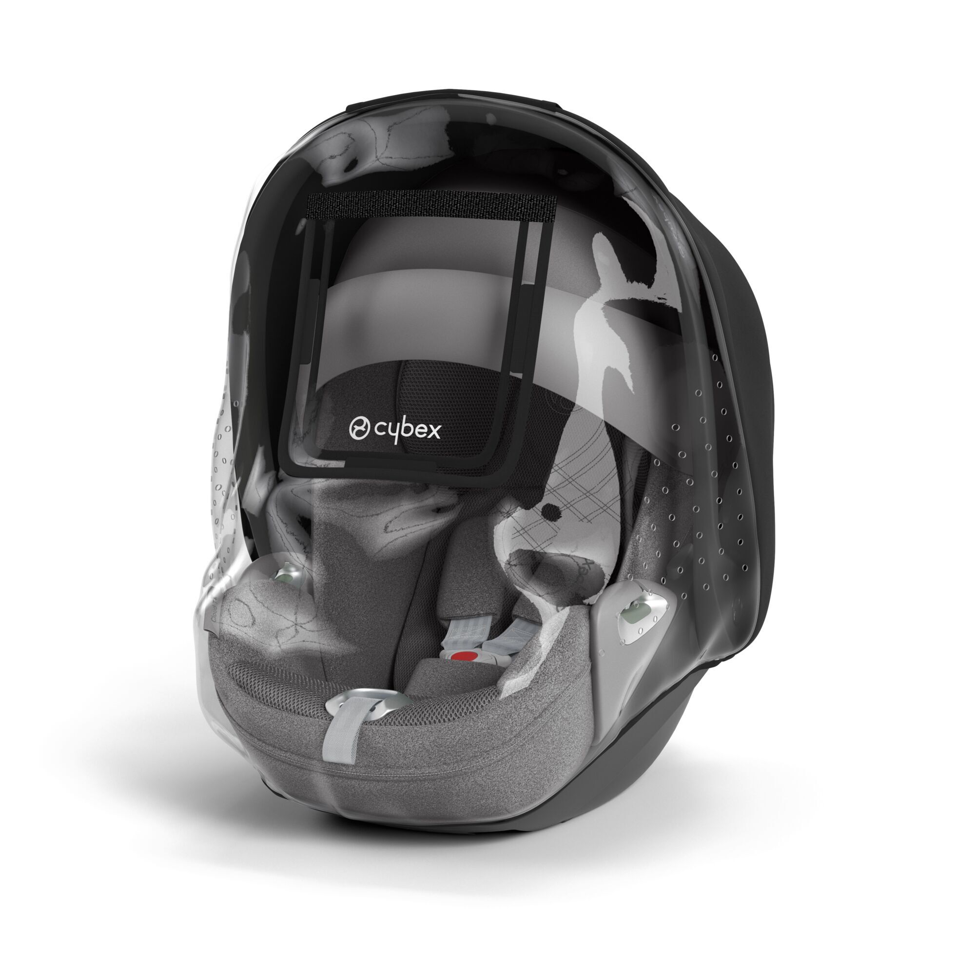 Regenverdeck Babyschale Transparent