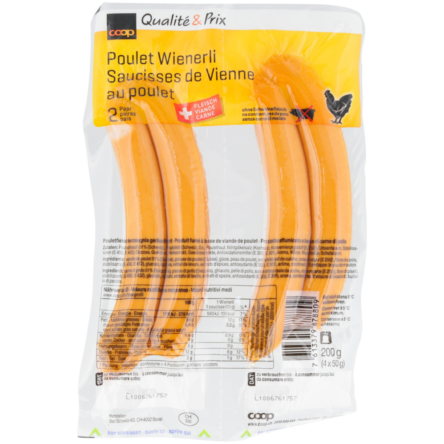 Poulet Wienerli