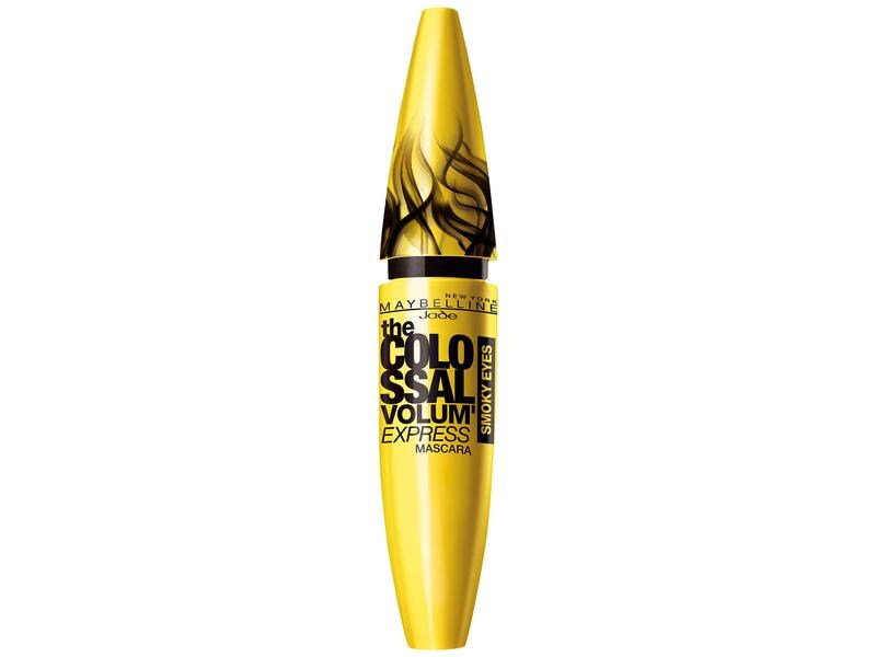 Maybelline Mascara Colossal dangerous smoky black Schwarze Wimperntusche mit schwarzen Pigmenten für voluminöse Wimpern