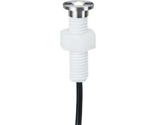 Plug & Shine Inbouwspot Verlengset IP67 5x0,22W 3 lm 3000K MicroPen II zilver 230/24V 5 stuks