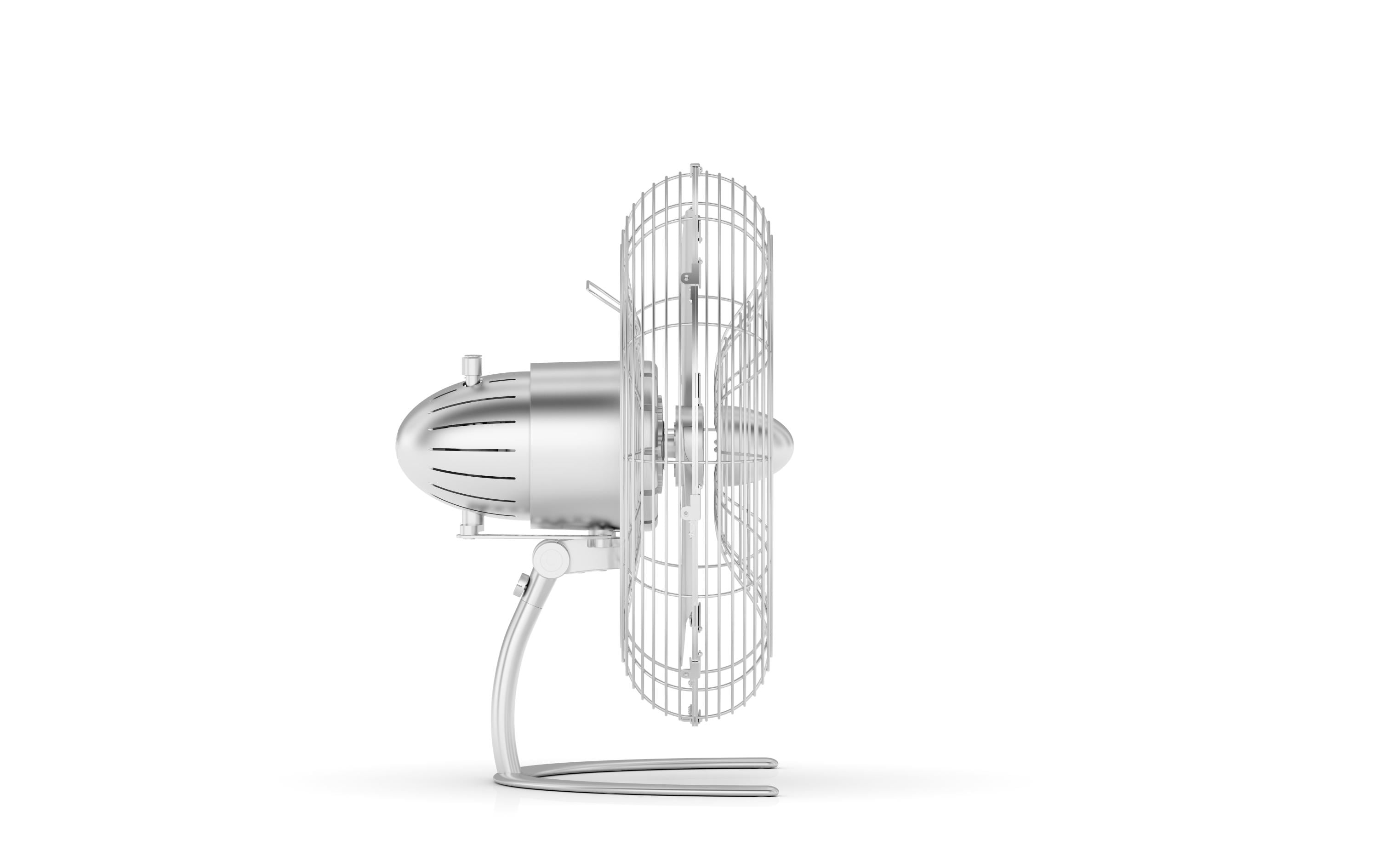 Bodenventilator Charly little Silber<br>Tischventilator