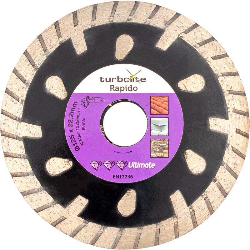 Turbolite Ultimate Rapido diamantschijf universeel 125x22,2mm