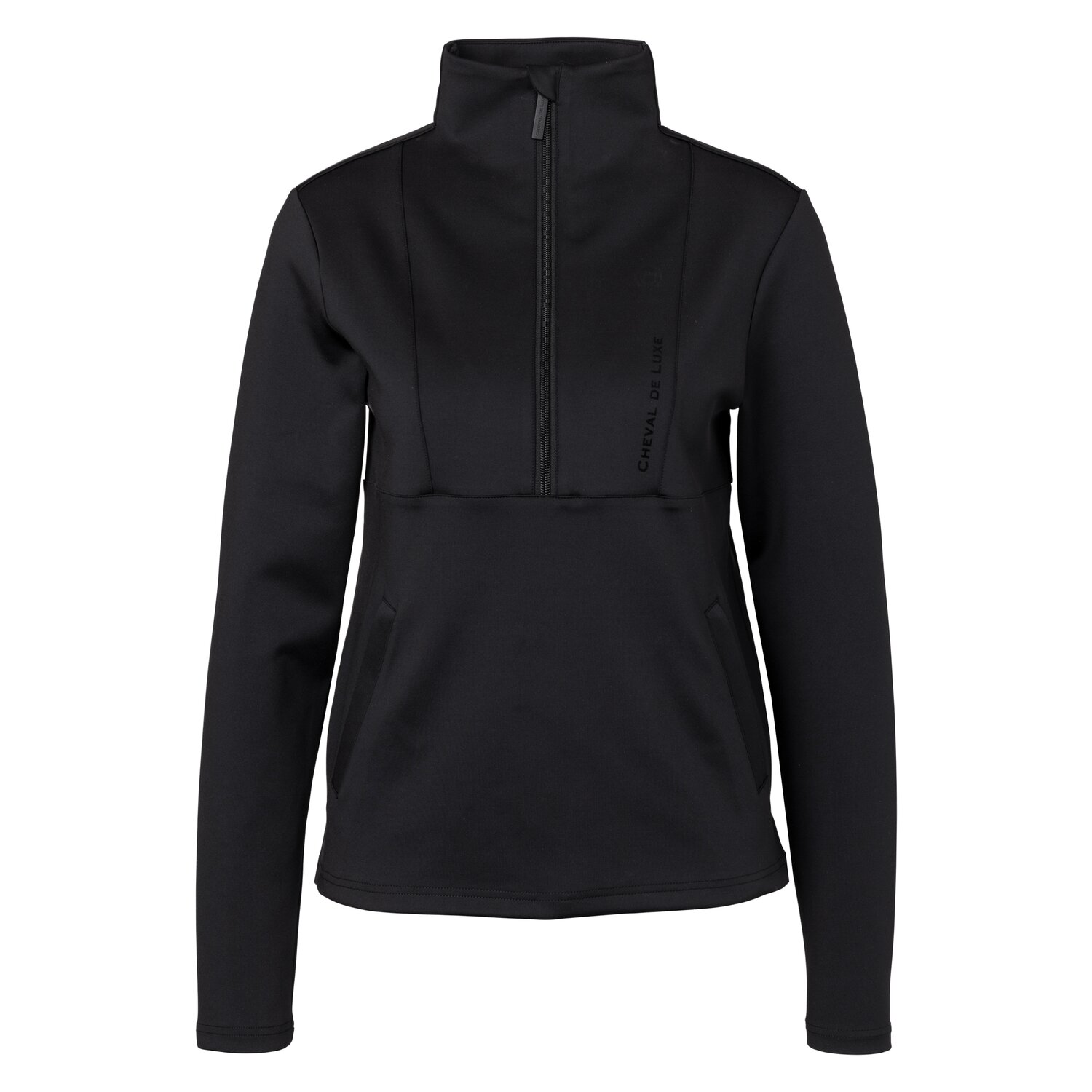 Cheval de Luxe Funktions-Sweatshirt - black