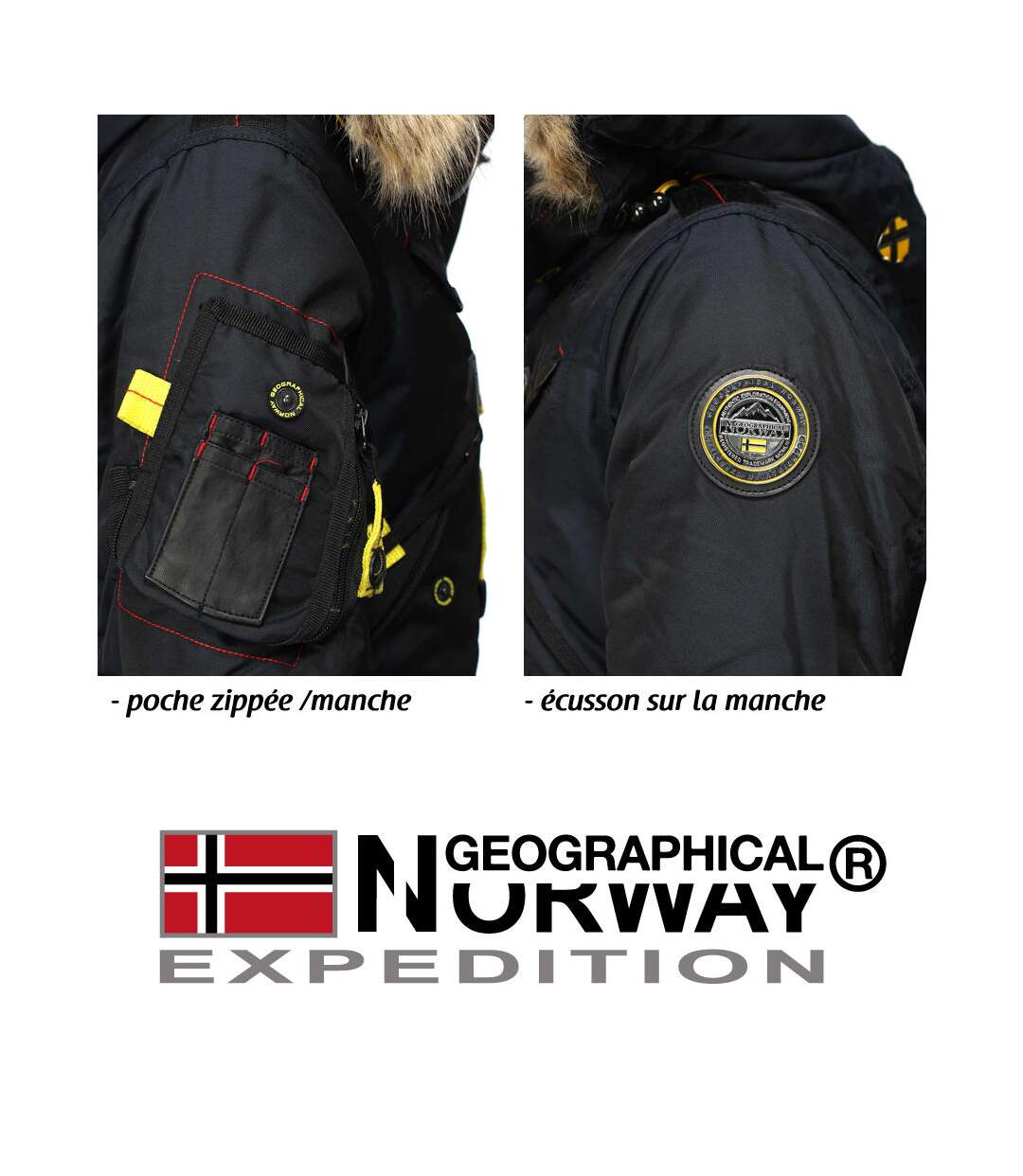 Parka homme Geographical Norway Parka Agaros bleu marine