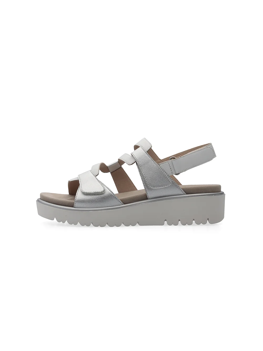 Sandale Bilbao silber nebbia