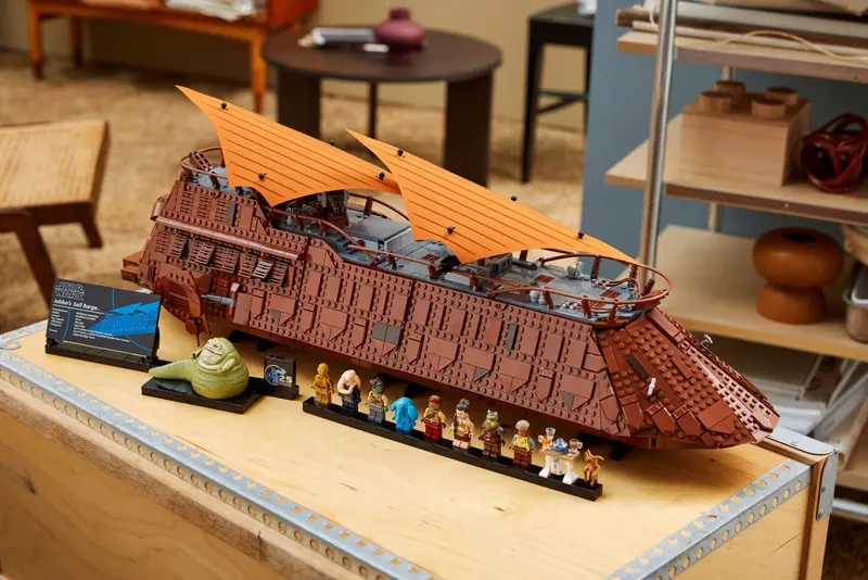 (3943-tlg. Set) Star Wars Klemmbausteine Spielzeug Schiff Modell Bausatz (75397) Lizenziert - Jabbas Segelbarke