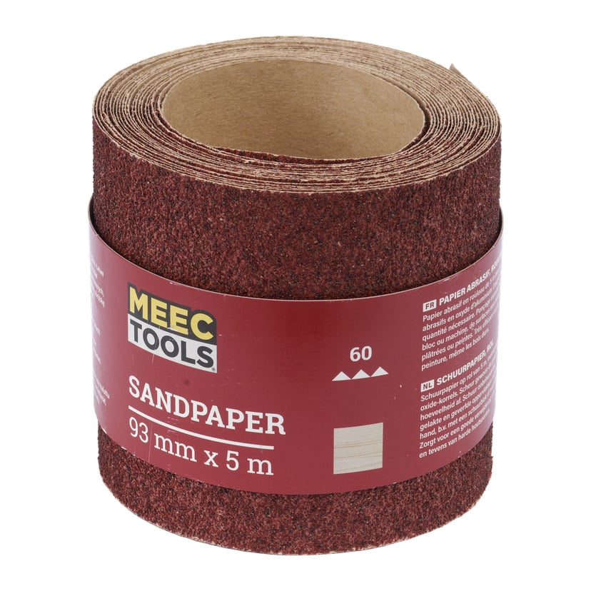 Slipepapir 93 mm x 5 m