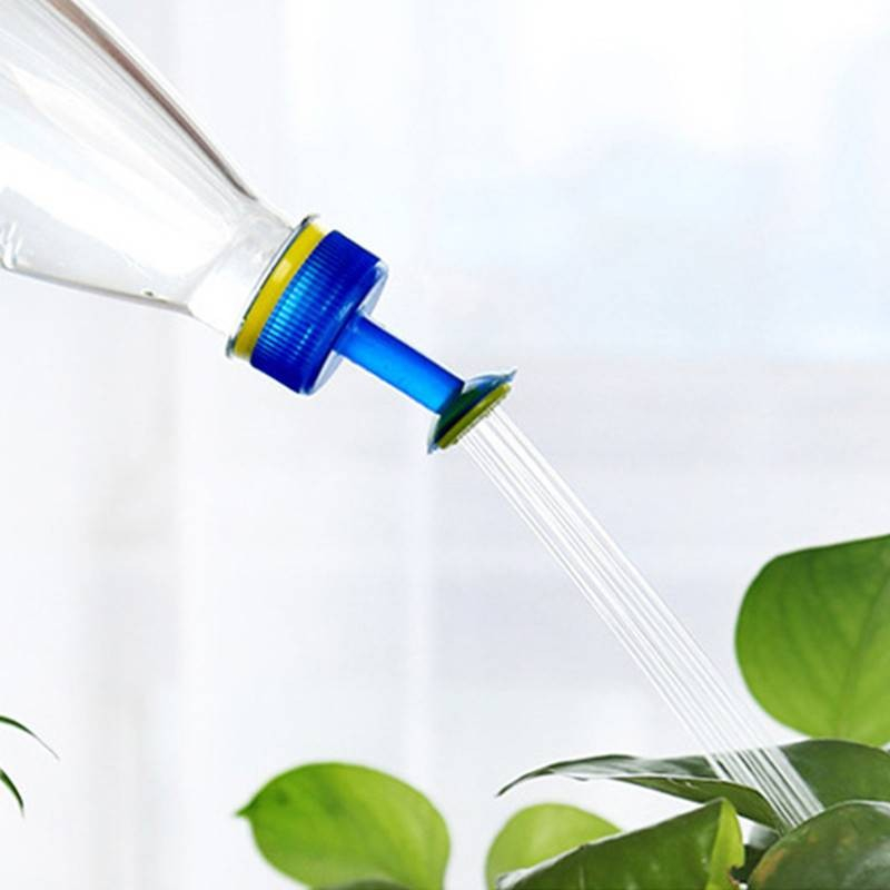 (4.5cm) Mini Flaschen Giessaufsatz Blumen Bewässerung Spritz Kannen Kopf Pflanzen Sprinklerdüse - Blau