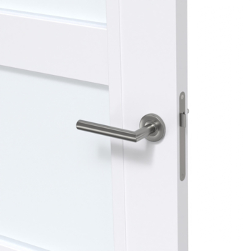 Arne & Bodil binnendeur ABB102 satijnglas - extra wit afgelakt - glaslat extra wit