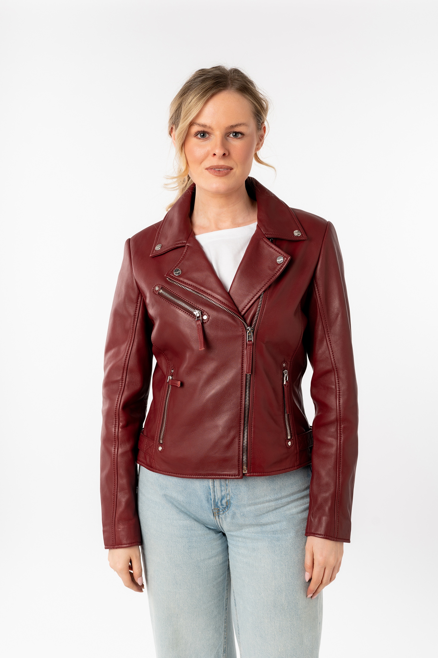 Mauritius Lederjacke »MWPasja« mit Reverskragen