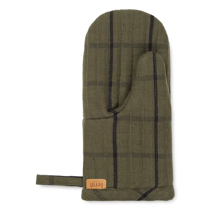 Ferm Living Gant de cuisine Hale | Vert kaki