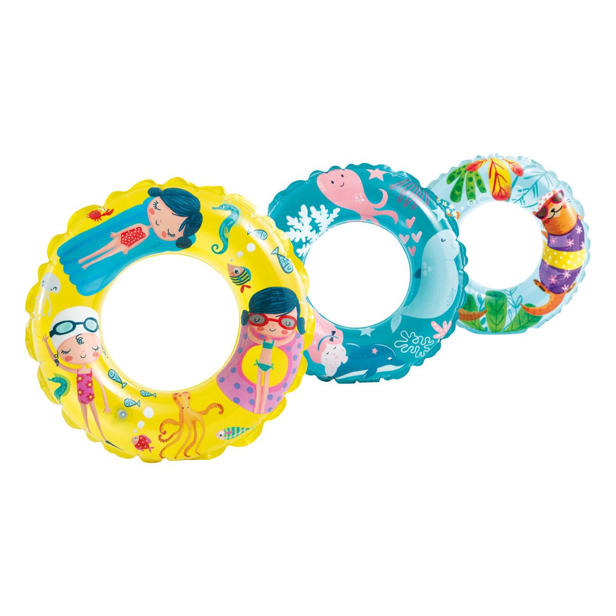 BOUEE TRANSPARENTE IMPRIME 61CM