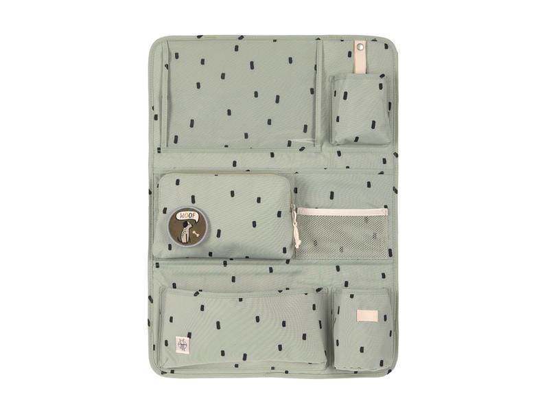 Lässig Organizer Wrap to go Happy Prints Light Olive Autorücksitz Organizer