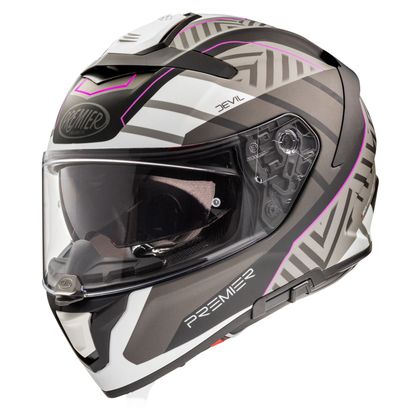 Casque Premier DEVIL SZ18BM - Gris / Rose