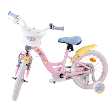Kinderfiets Disney Stitch pink 16 inch